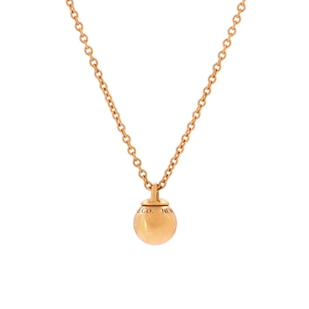 Tiffany & Co. 8mm HardWear Ball Pendant Necklace 18K Rose Gold